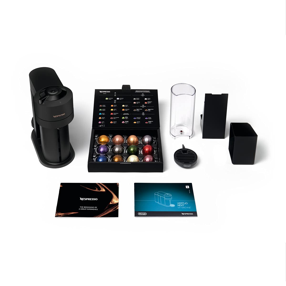 Vertuo Next Machine à café et expresso avec WIFI et Bluetooth intégrés, Noir mat