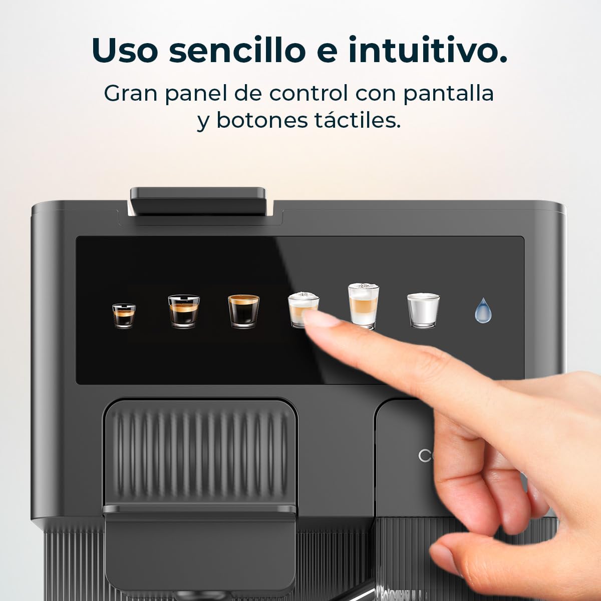 Machine a Café FreeStyle Latte. Cafetière à Capsules avec Réservoir à Lait 400 ml