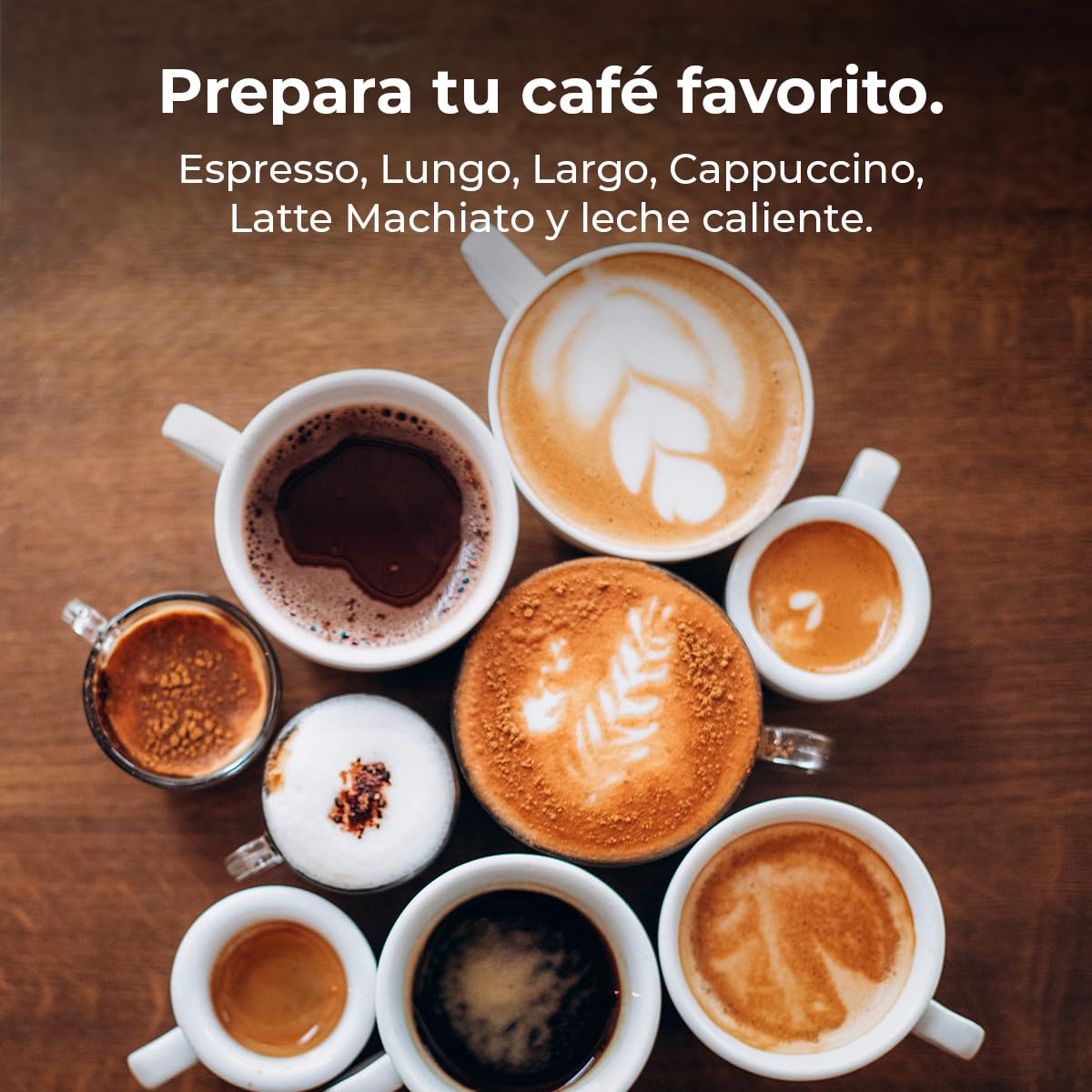 Machine a Café FreeStyle Latte. Cafetière à Capsules avec Réservoir à Lait 400 ml