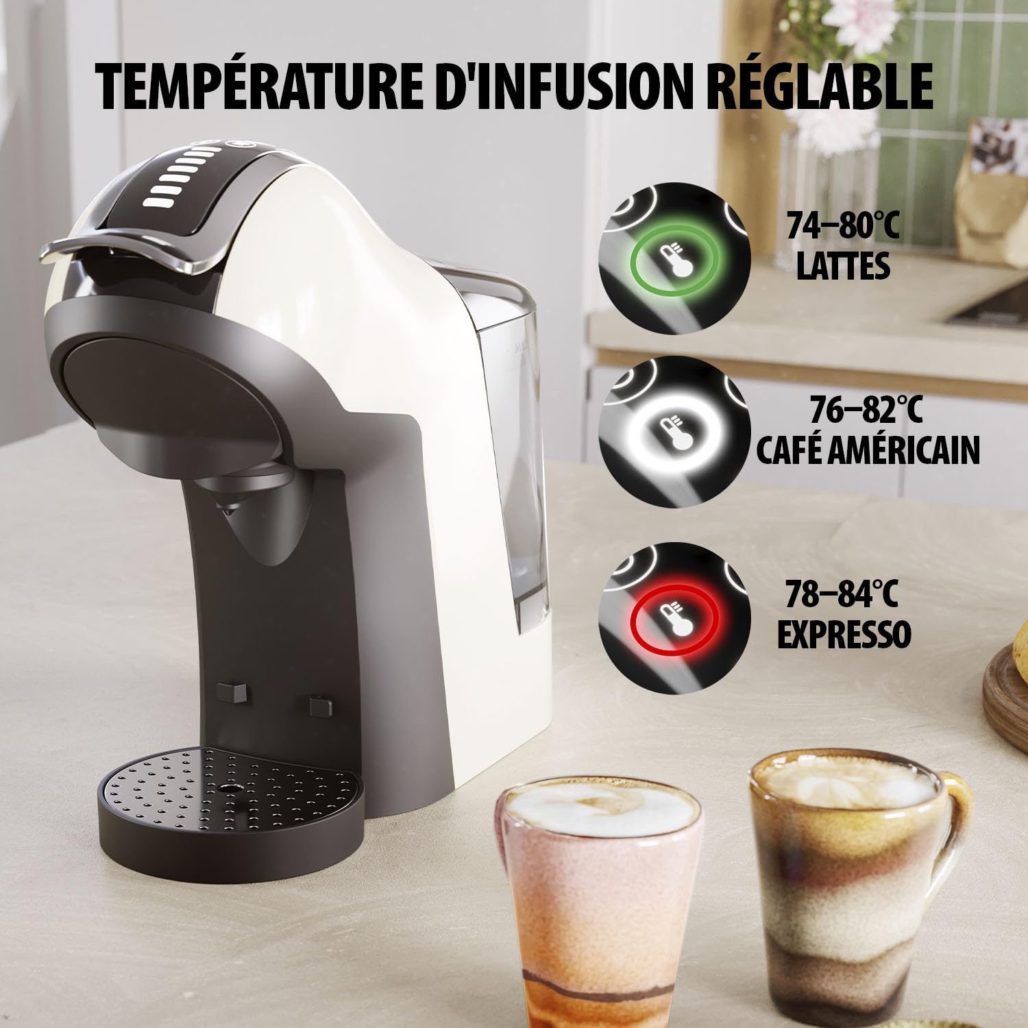 Machine à café Multi-Capsules 3-en-1 – 19 bars